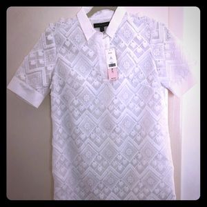 Banana Republic white lace dress.  Size x-small